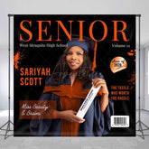 Aperturee - Aperturee Magazine Cover Custom Photo Graduation Backdrop